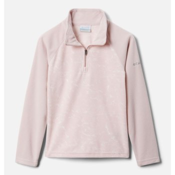 Columbia Pullover Meisjes, Glacial II Printed Fleece 1/4 Zip Roze, 95VFHZNWG